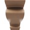 Ekena Millwork 2"W x 12"D x 4"H Thin Scroll Rough Cedar Woodgrain TimberThane Corbel, Primed Tan CORUR02X12X04SCRRCPR - alternate 3